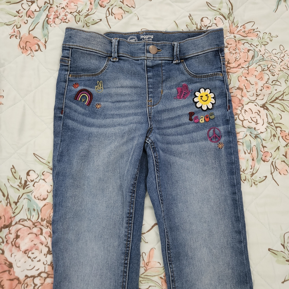 Jordache Light Blue Embroidered Women's Jeans